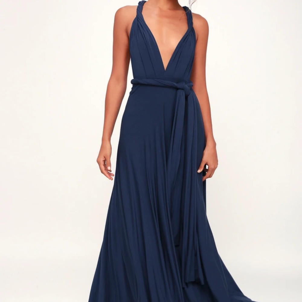 NWOT Lulus Tricks of the Trade Maxi Dress